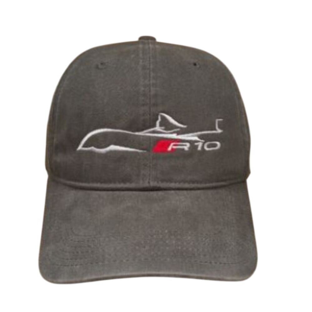 Audi Sport North America R10 Cap Black Adjustable Racing Hat‎ Pacific 396C